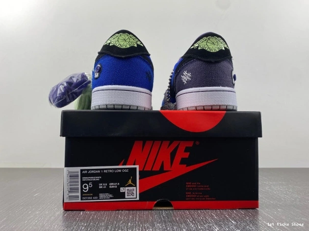 1st Kicks Shoes Williamson Voodoo Retro 1 Low Zion OG DZ7292- 737 Jordan AllSeason 1107